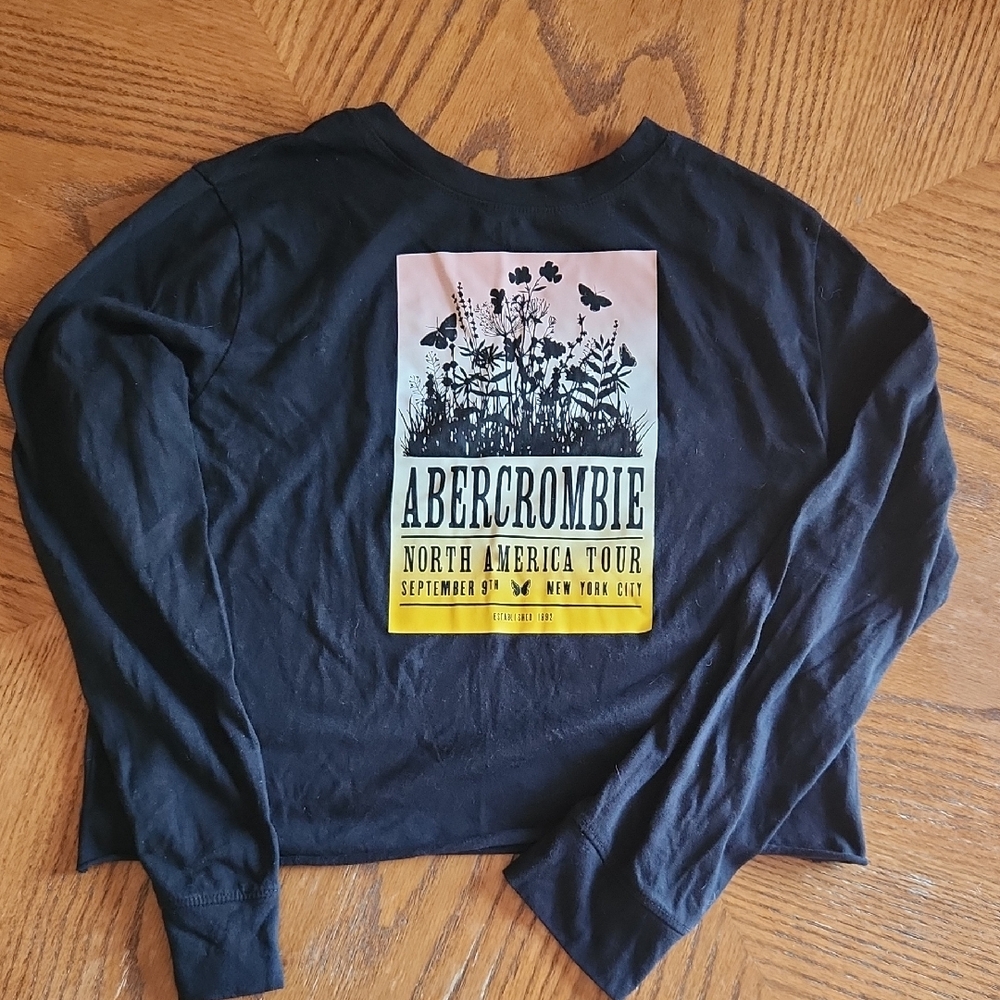 Abercrombie Kids Black Long Sleeve Tee